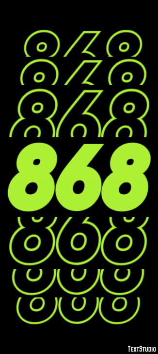 868 Text Effect