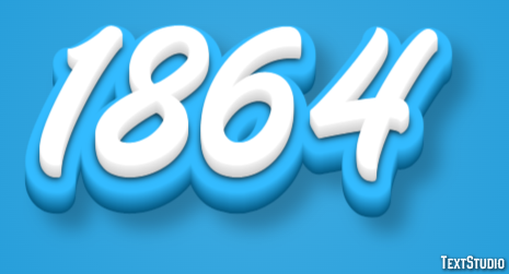 1864 Texteffekt