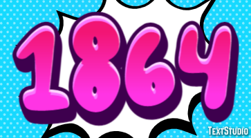 1864 Эффект текста