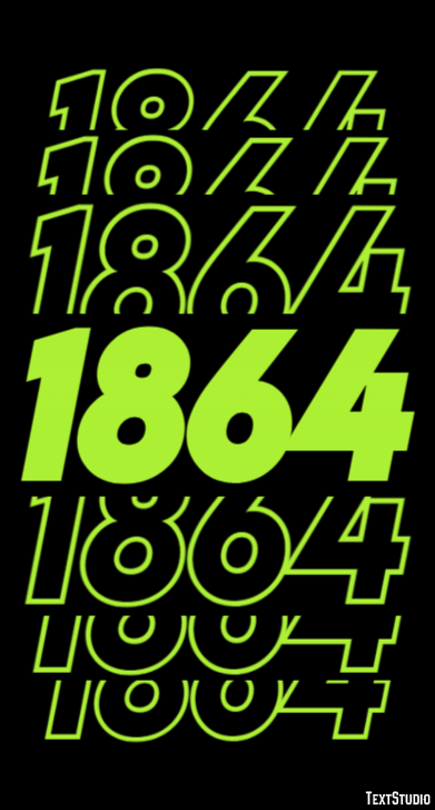 1864 Эффект текста