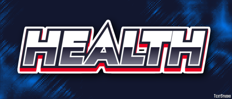 Health Text Effect