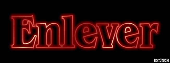 Enlever Efeito do texto