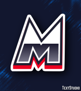 M Text effect