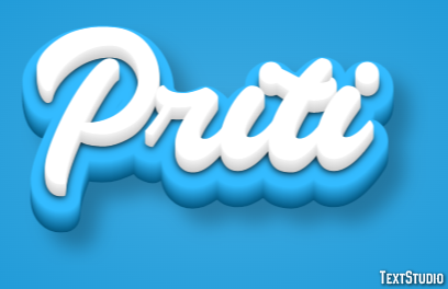 Priti Texteffekt