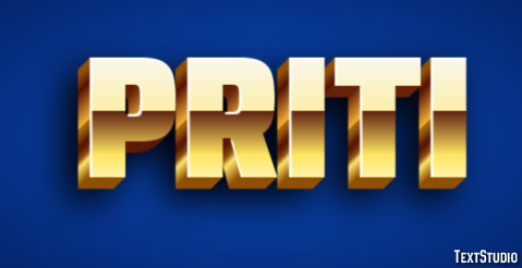 Priti Texteffekt