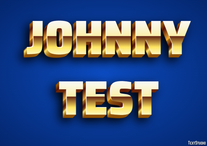 Johnny Test Tekst Effect