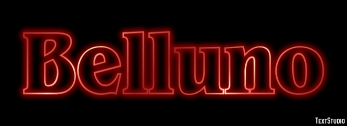 Belluno Efekt tekstowy