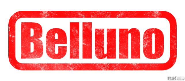 Belluno Efekt tekstowy