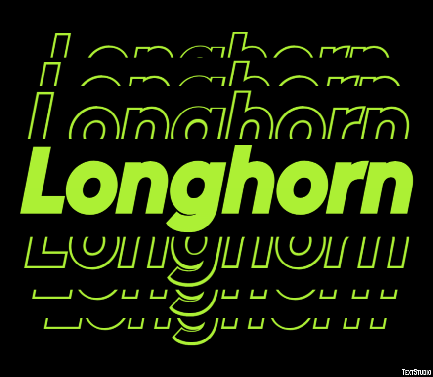 Longhorn Effetto testo