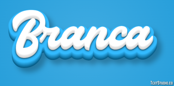 Branca Effet de texte