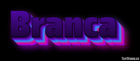 Branca Efeito de texto