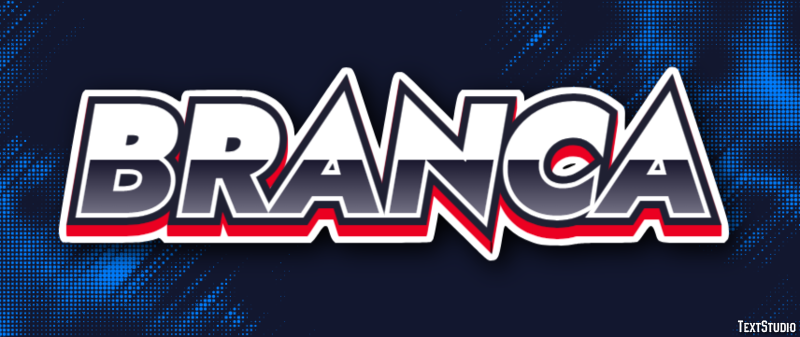 Branca Efeito de texto