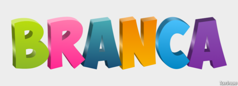 Branca Effet de texte