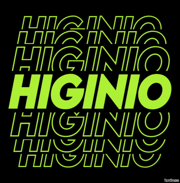 Higinio Efecto de texto