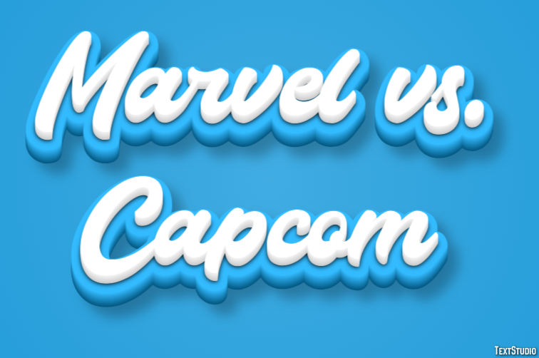 Marvel vs. Capcom Efekt tekstowy