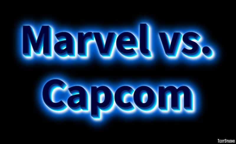 Marvel vs. Capcom Effetto testo