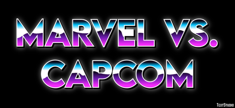 Marvel vs. Capcom Efekt tekstowy