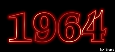 1964 Efeito de texto
