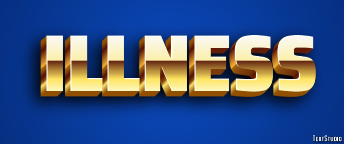 Illness Text Effect
