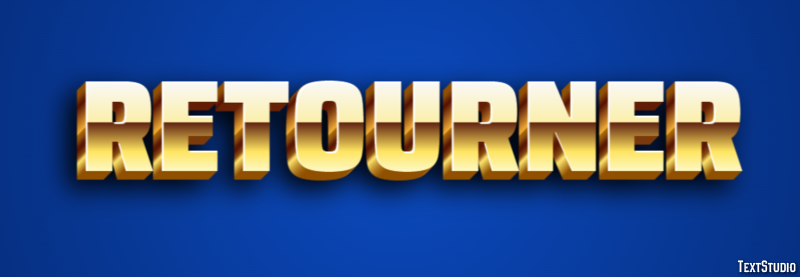 Retourner Effet de Texte