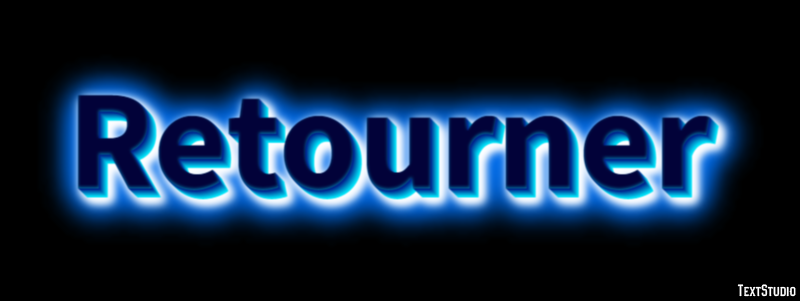Retourner Effet de Texte