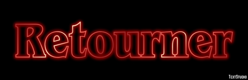 Retourner Effet de Texte