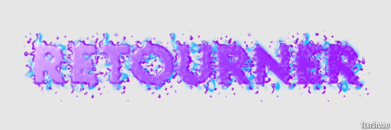Retourner Effet de Texte