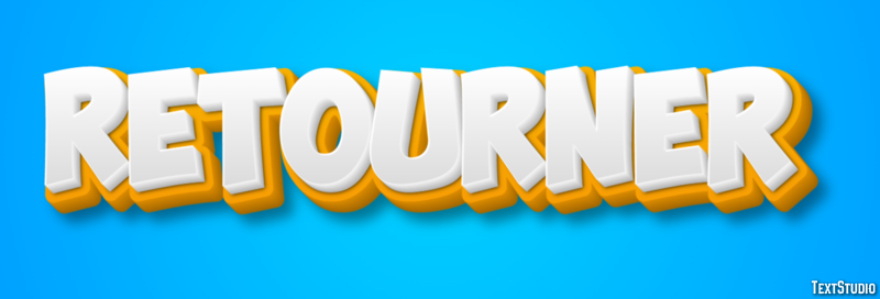Retourner Effet de Texte