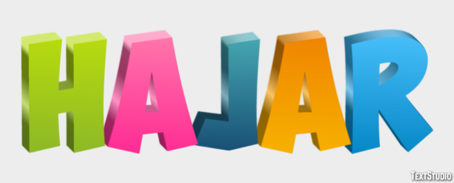 Hajar Texteffekt