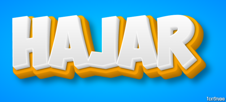 Hajar Effet de Texte
