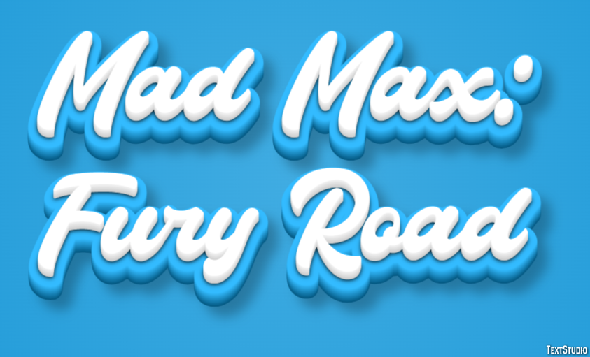 Mad Max: Fury Road テキスト効果