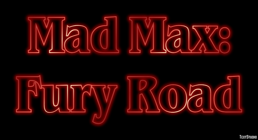 Mad Max: Fury Road テキスト効果