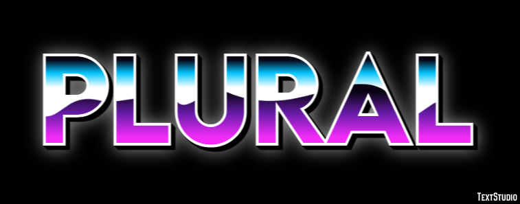 Plural Efeito de texto