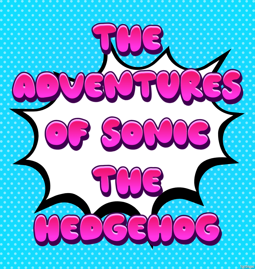 The Adventures of Sonic the Hedgehog Text Effect
