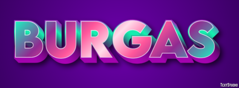 Burgas Effetto testo