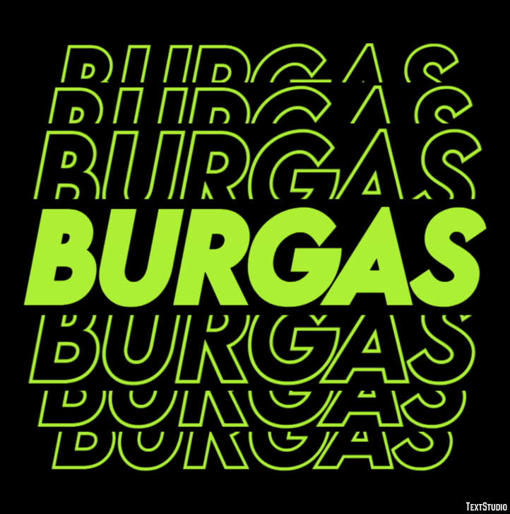 Burgas Effetto testo