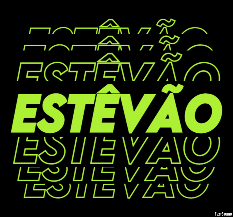 Estêvão Text Effect
