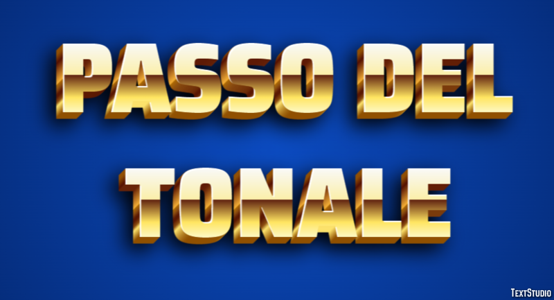 Passo del Tonale Efekt tekstowy