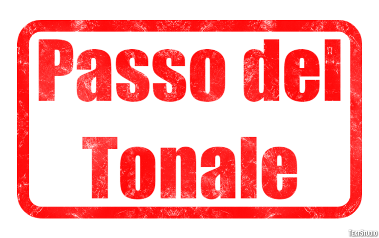 Passo del Tonale Efekt tekstowy