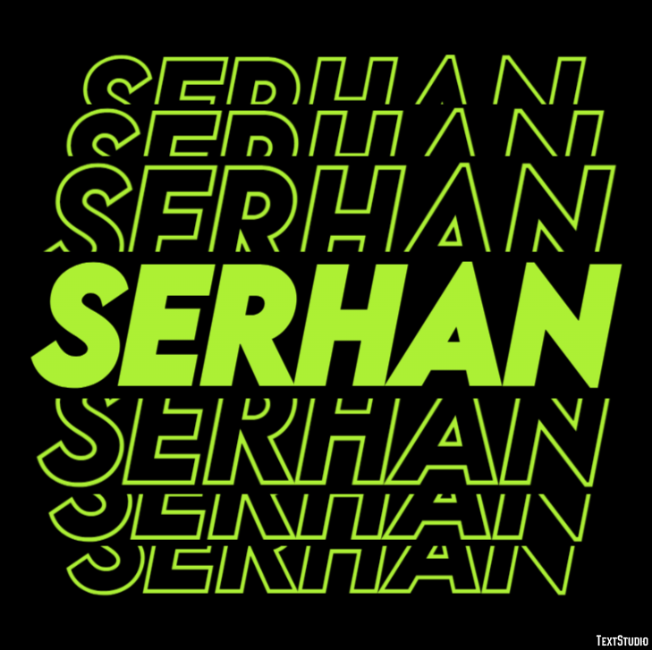 Serhan Texteffekt