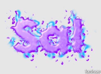 Sal Efeito de texto