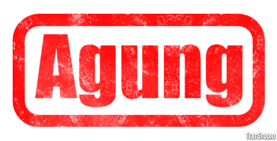 Agung Text effect