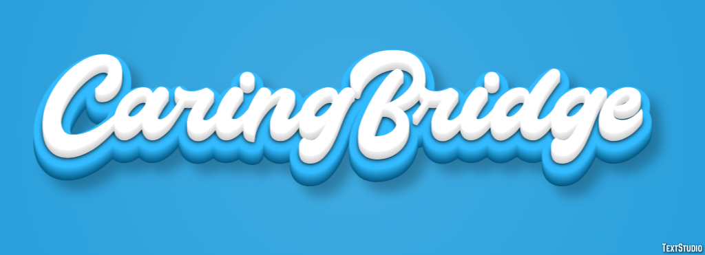 CaringBridge Efeito de texto