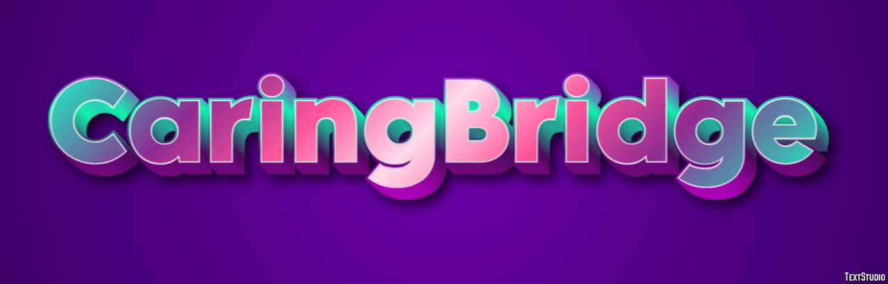 CaringBridge Efeito de texto