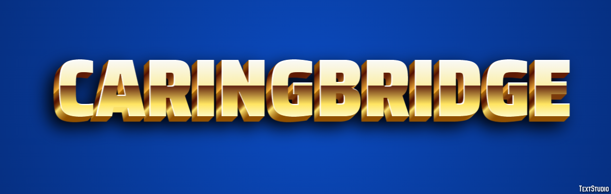 CaringBridge Efeito de texto