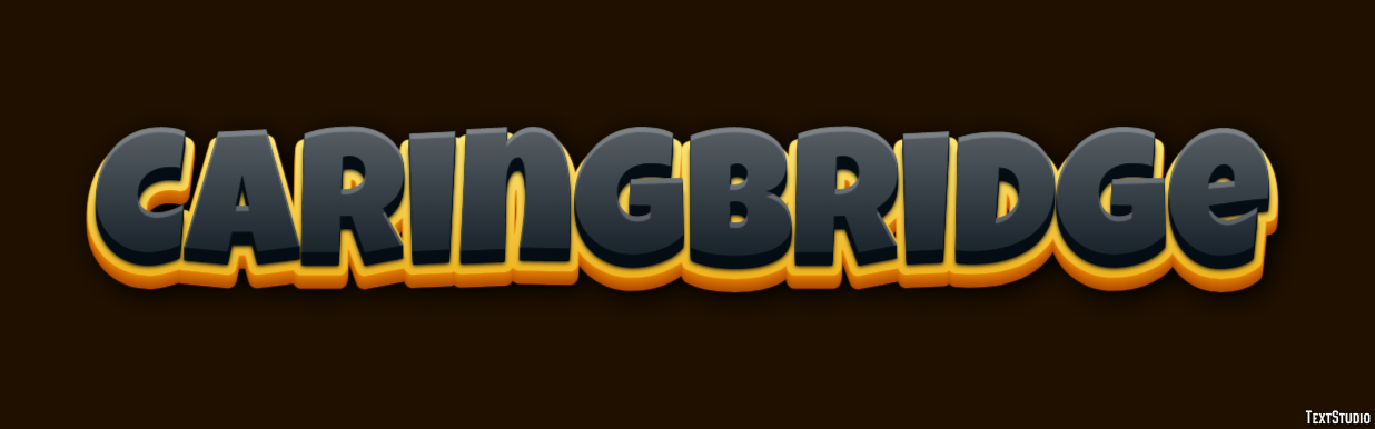 CaringBridge Efeito de texto