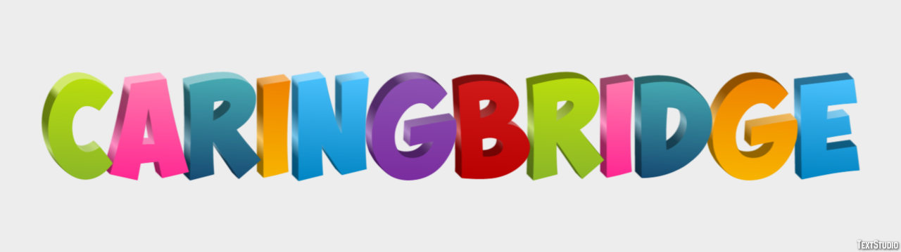 CaringBridge Efeito de texto