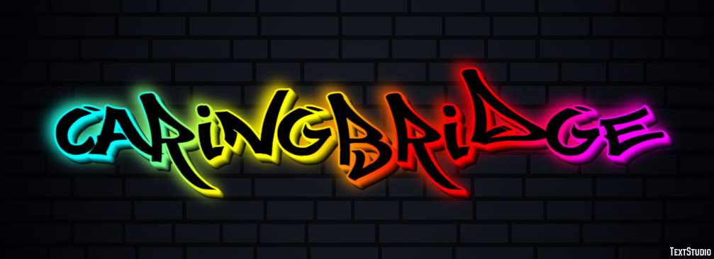 CaringBridge Efeito de texto