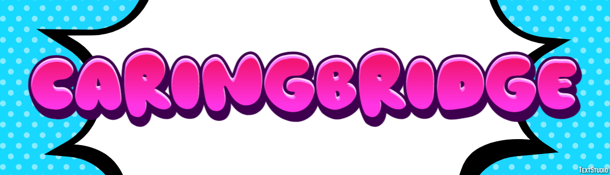 CaringBridge Efeito de texto