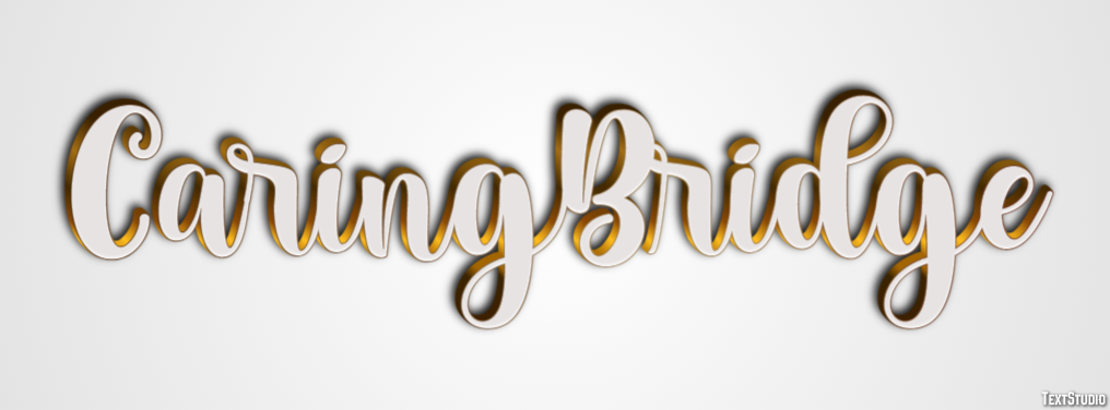 CaringBridge Efeito de texto